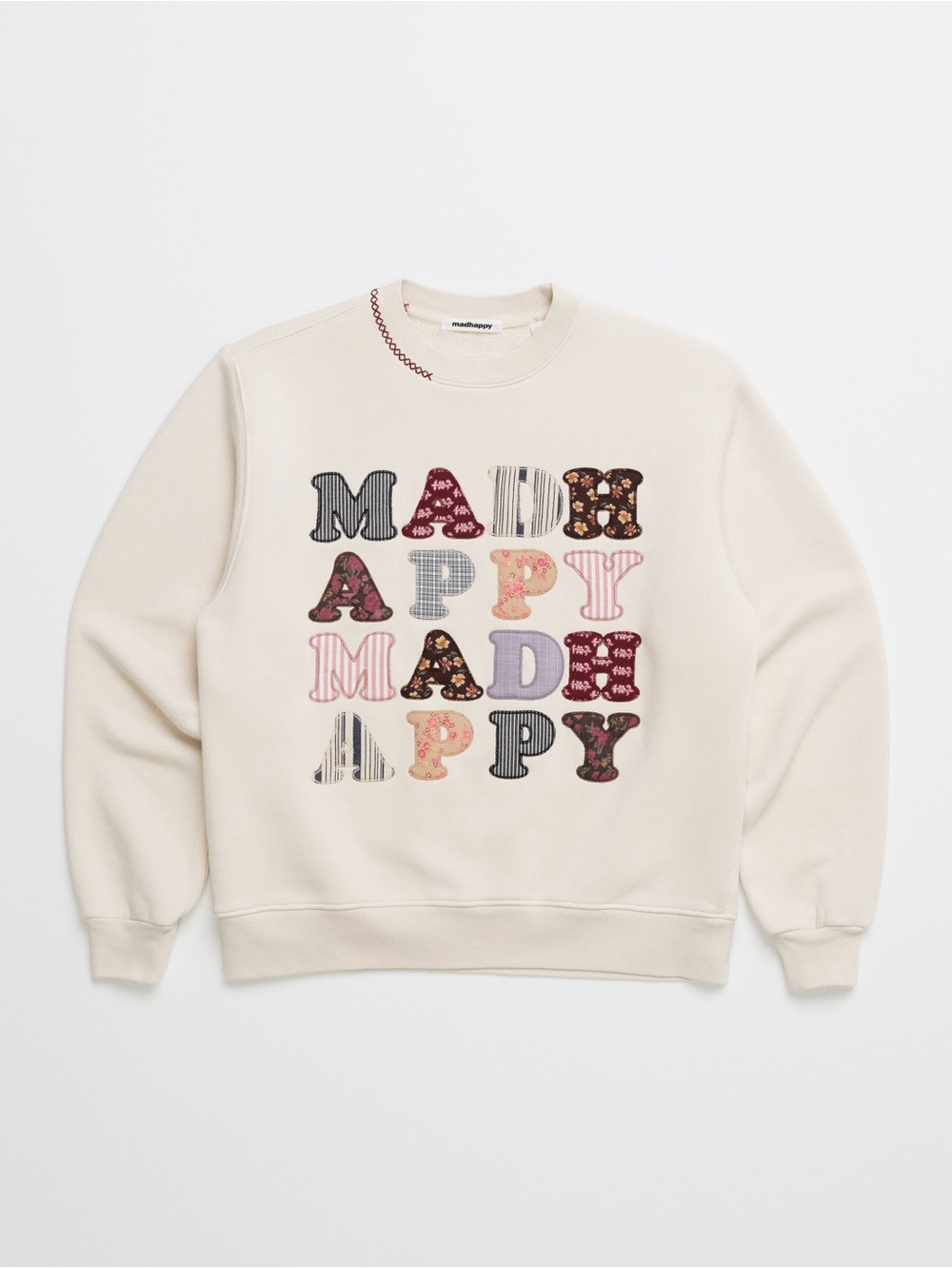 Madhappy Quiltwork Fleece Crewneck- size xxl